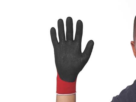 Honeywell North PVC Coated Gloves, 3/4 Dip Coverage, Red, 2XL, PR NF11X/11XXL
