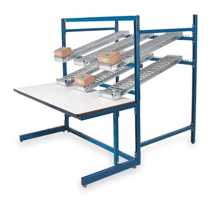 PRO-LINE Bolted Workstation, ESD Laminate, 60 in W, 30 in to 36 in Height, 750 lb, Cantilever POS6030C