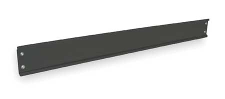 PRO-LINE Bin Rail, 72 W x 1/1/2002 D x 5 H, Black BBH72