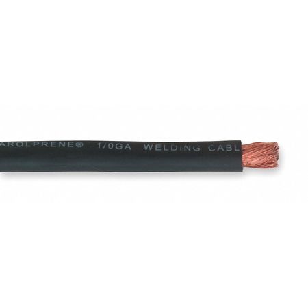 CAROL Welding Cable, 1/0, 50ft., Black, Carolprene 00.00JO.17544