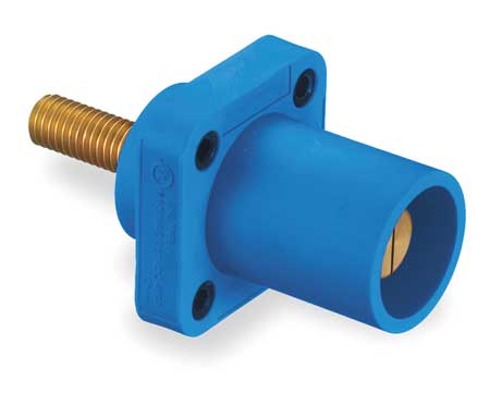 Hubbell Receptacle, 3R, 4X, 12K, Stud, Blue HBLMRSBL