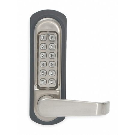 KABA Push Button Lock, Passage, Satin Stainless LD4724832D41