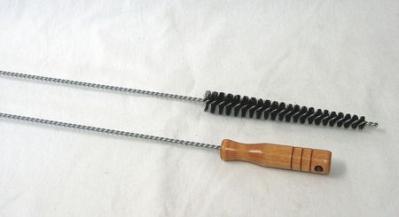 Tough Guy Furnace Brush, 23 in L Handle, 7 in L Brush, Black, Wood, Twisted Wire, 30 in L Overall 2XTD7