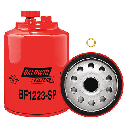 Baldwin Filters Fuel Filter, 6-25/32 x 4-1/4 x 6-25/32 In BF1223-SP
