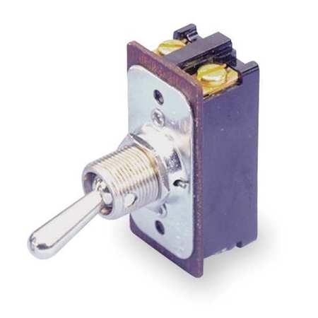 CARLING TECHNOLOGIES Toggle Switch, DPST, 4 Connections, On/Off, 1 hp, 16A @ 125V AC, 8A @ 250V AC DK284-73