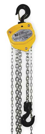 OZ LIFTING PRODUCTS Manual Chain Hoist, 4000 lb., Lift 20 ft. OZ020-20CHOP