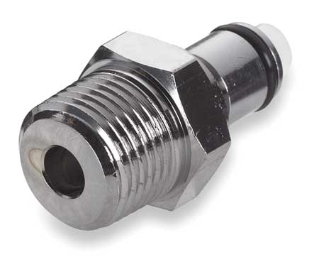 COLDER 1/8" MNPT Chrome Plated Brass Inline Insert MCD2402