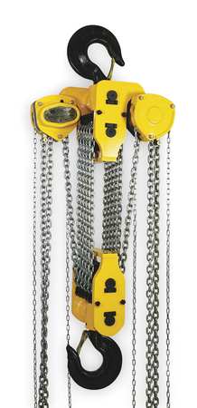 OZ LIFTING PRODUCTS Manual Chain Hoist, 60000 lb., Lift 10 ft. OZ300-10CHOP