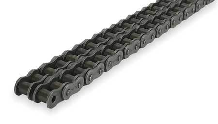 DAYTON Roller Chain, Riveted, 60-2 ANSI, 10 ft. 2YDY8