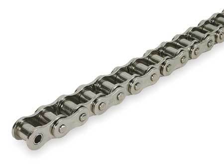 DAYTON Roller Chain, Riveted, 50NP ANSI, 10 ft. 2YDZ3
