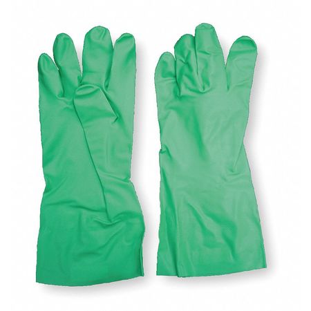 Condor 13" Chemical Resistant Gloves, Nitrile, 7, 1 PR 2YEH7