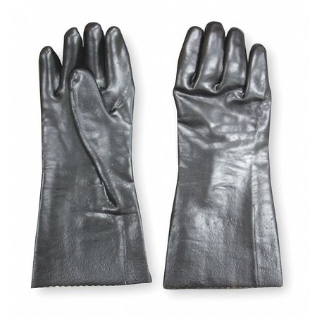 Condor 14" Chemical Resistant Gloves, PVC, XL, 1 PR 2YEP4