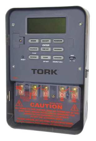 Tork Electronic Timer, 7 Days, DPST SA306