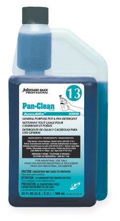 DIVERSEY Pot and Pan Cleaner, 32 oz., Unscented 101109768