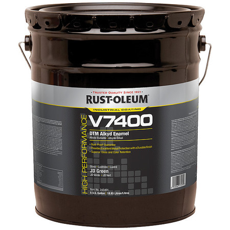 Rust-Oleum Interior/Exterior Paint, High Gloss, Oil Base, 5 gal 245401