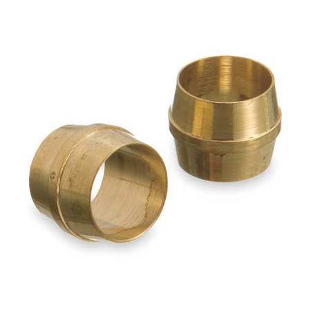 ANDERSON METALS Sleeve, Compression, Brass 00840-02
