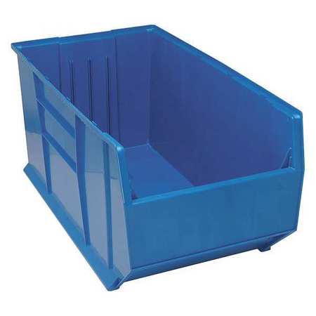 QUANTUM STORAGE SYSTEMS 150 lb Storage Bin, Polypropylene, 19 7/8 in W, 17 1/2 in H, 35 7/8 in L, Blue QUS995BL