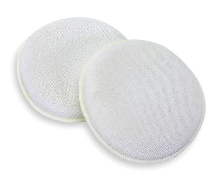 TOUGH GUY Microfiber Applicator Pad, White, 2PK 2ZPE7