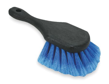 TOUGH GUY Dip And Wash Brush, 5 in L Handle, Black/Blue, Foam, 8 1/2 in L Overall 2ZPC8