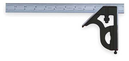 Starrett Combination Square Set, 6 In, 2 Pc C11H-6-4R