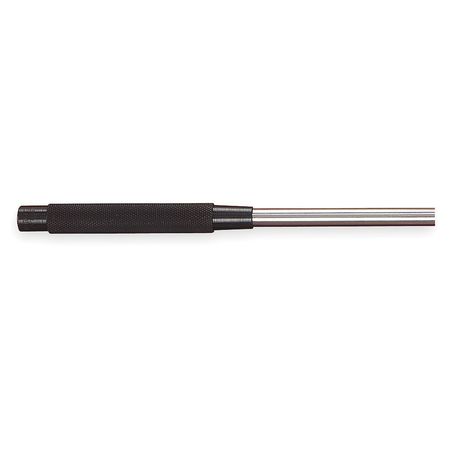 STARRETT Drive Pin Punch, 3/8 In Tip, 8 In L 248E