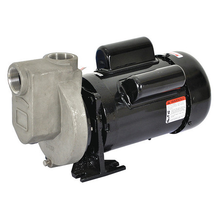 DAYTON Self Priming Centrifugal Pump, 2 hp, 115/208 to 230V AC, 1 Phase, 63 ft Max Head 2ZXT5