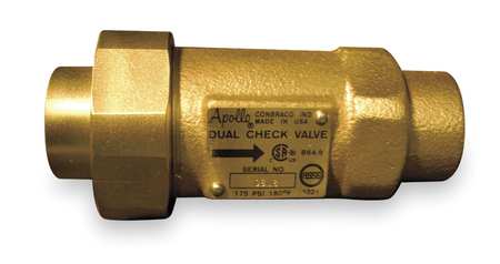 Apollo Valves 1" FNPT Bronze Dual Check Valve 4ALF3A55A