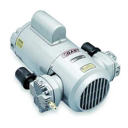 Gast Piston Air Compressor, 1/2HP, 115/230V, 1Ph 4HCC-40-M450X