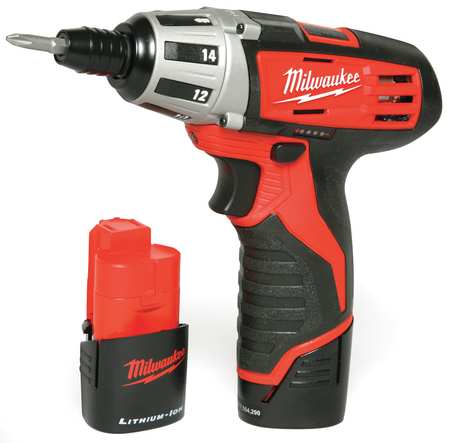Milwaukee Tool M12 1/4" Hex Screwdriver Kit 2401-22