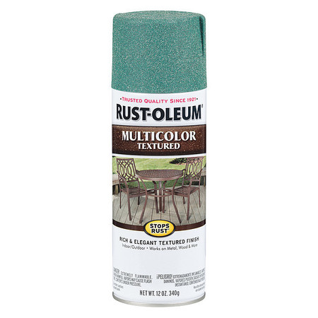 Rust-Oleum Textured Spray Paint, Sea Green, Textured, 12 oz 239119