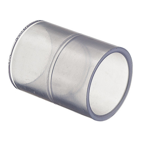 Zoro Select PVC Coupling, Solvent x Solvent, 2 in Pipe Size H429020LS