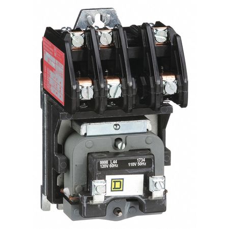SQUARE D 120VAC Electrically Held Lighting Contactor 3P 30A 8903LO30V02