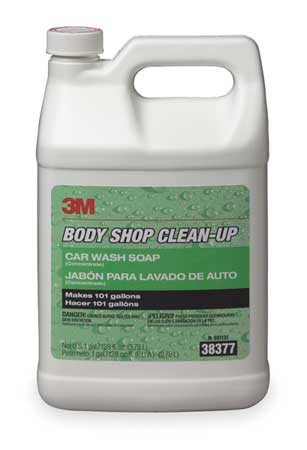 3M 1 Gal. Car Wash Soap Bottle, Red, Phosphate Free 38377