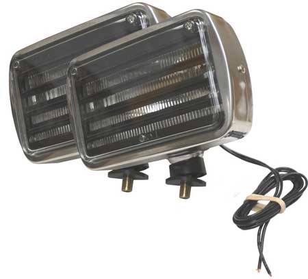 Grote Fog/Driving Lamps, 600 Series, Clear, PK2 06021-4
