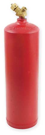 UNIWELD Empty Fuel Cylinder, Acetylene, 10 Cu Ft MC