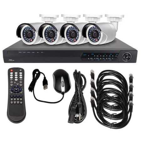 LTS CCTV Kit, All In One, 12VDC, 1 TB LTN0441K-4B