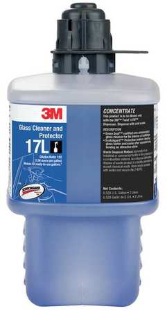 3M Glass Cleaner, 2L Bottle 17L