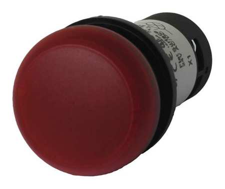 EATON Raised Indicator Light, Red, 24VAC/DC C22-L-R-24
