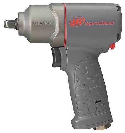 INGERSOLL-RAND 3/8" Air Impact Wrench, Quiet, 300ft-lbs Max Reverse Torque 2115QTIMAX