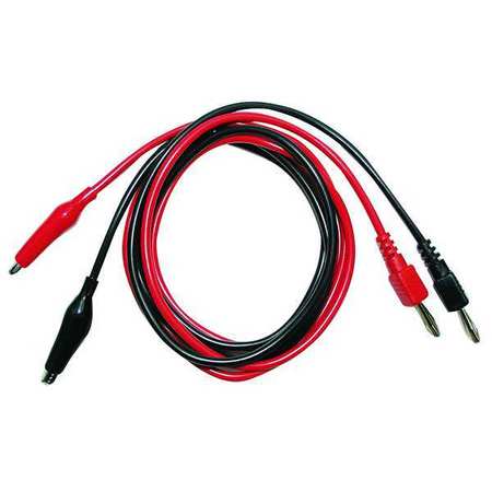B&K Precision Hook Clip Test Leads, Red/Black, Silicone TL 5A