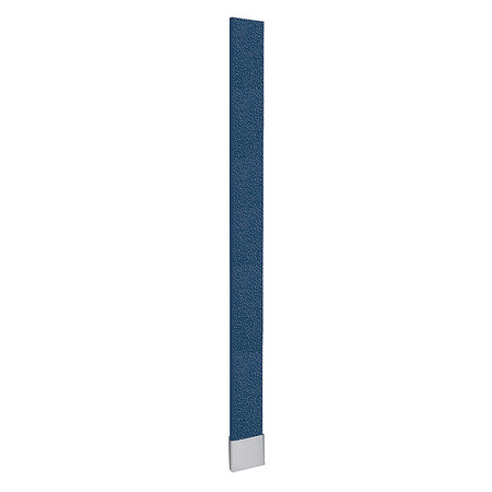 ASI GLOBAL PARTITIONS 82" x 5" OHB Toilet Partition Pilaster, Polymer, Blue 40-90870553-9509
