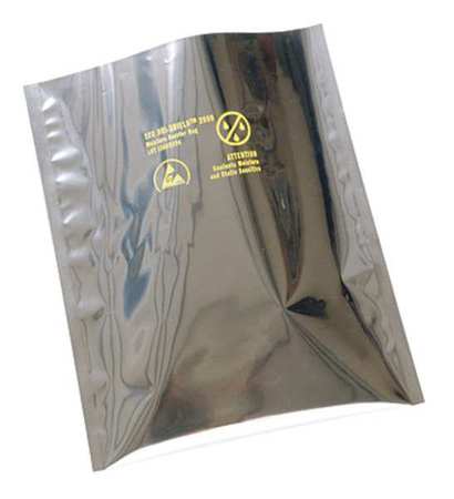 SCS Moisture Barrier Bag, 6x4", Silver, PK100 70046