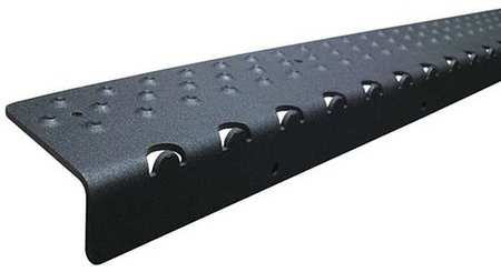 Handi Ramp Stair Nosing, Black, 48in W, Aluminum NSN122748BK0