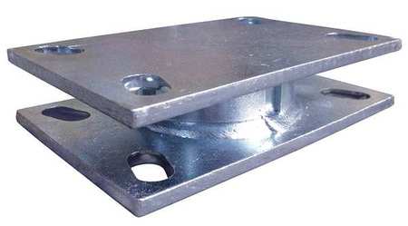 RWM 1500 lb. Capacity Steel Turntable Swivel Section 4-1/2" x 6-1/2" Plate T65-42RT-SL