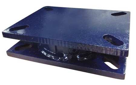 RWM 5200 lb. Capacity Steel Turntable Swivel Section 5-1/4" x 7-1/4" Plate T75-76RT