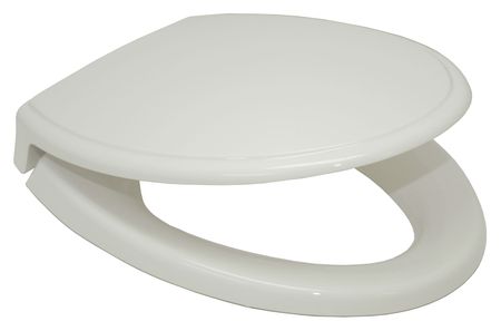 TOTO Toilet Seat, With Cover, polypropylene, Elongated, White SS154#11