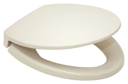 Toto Toilet Seat, With Cover, polypropylene, Elongated, Beige SS114#12