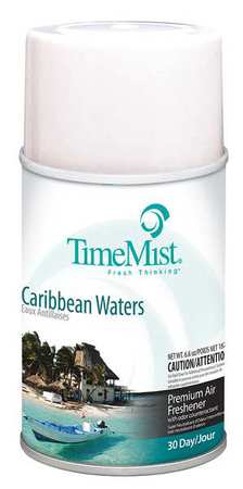 Timemist Air Freshener Refill, Carib. Waters, PK12 1042756