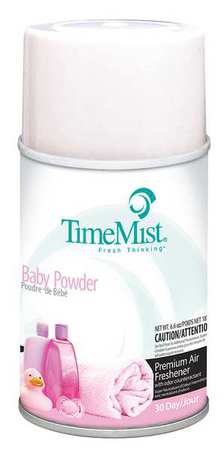 Timemist Air Freshener Refill, Baby Powder, PK12 1042686