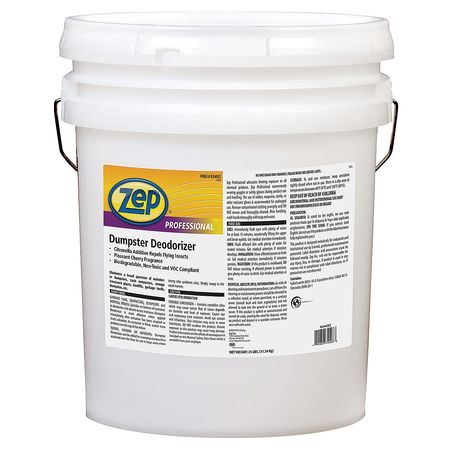 Zep Deodorizer, Cherry, Size 25 lb. 1046130